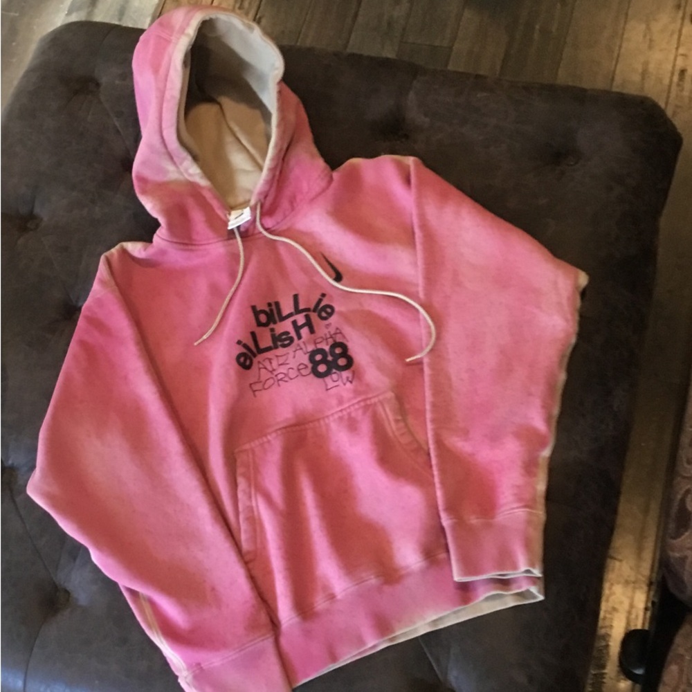 ONE OF A KIND billie eiLiSH 2023 AIR ALPHA foRCe 88 low hooded sweatshirt - Picture 4 of 4